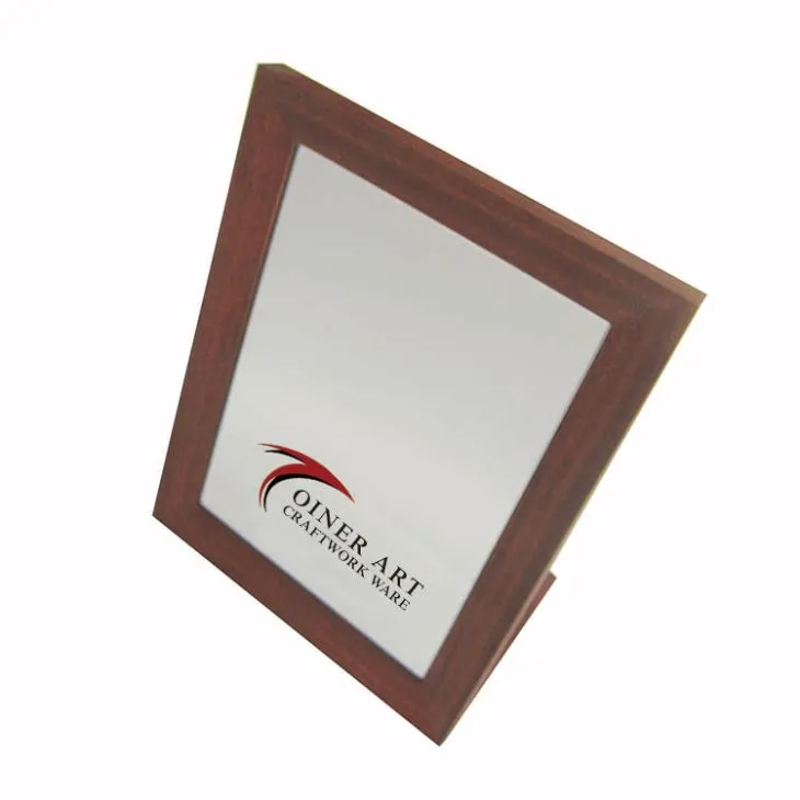 L ki gen fòm Brown an bwa Papye Matt Mirror