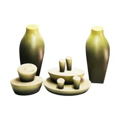 10 Moso Resin Bijou Display Mete